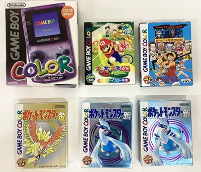 ゲームボーイカラー 本体 ソフト マリオテニスGB ポケットモンスター金 銀 他