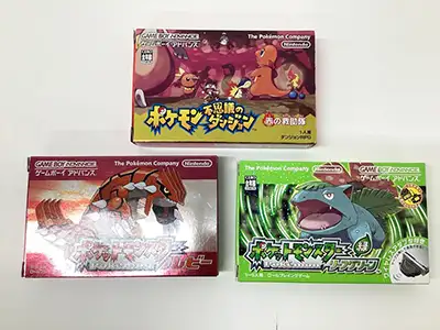 ゲームボーイアドバンス ソフト ポケットモンスター リーフグリーン ルビー 不思議のダンジョン赤