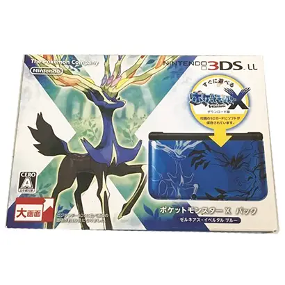 ニンテンドー3DS LL SPR-001 ポケットモンスター Yパック ゼルネアス・イベルタル ブルーの買取価格