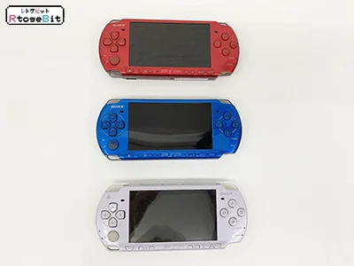 バッテリーなし PSP-3000 ブルー レッド/ PSP-2000 ラベンダーパープル