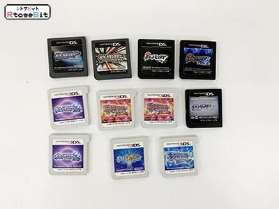 箱なしソフト買取 DS ポケットモンスター ダイヤモンド プラチナ ソウルシルバー / 3DS オメガルビー アルファサファイア ムーン 